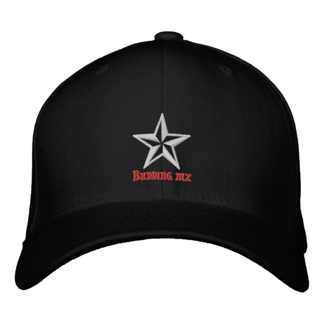 Budding MX Embroidered Star Hat (Front)