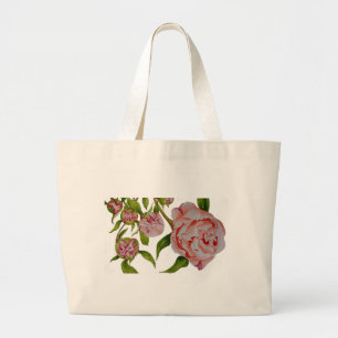 Budding Peonies on a Tote Bag