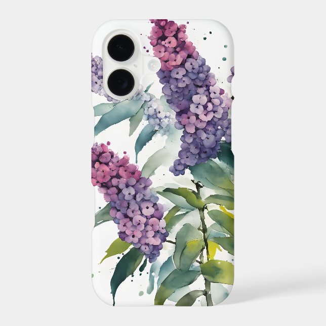 Buddleia - Watercolor flowers (Back)