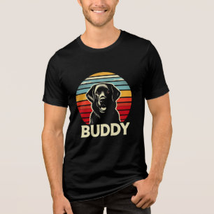 BUDDY Dog T-Shirt  Tri-Blend Shirt