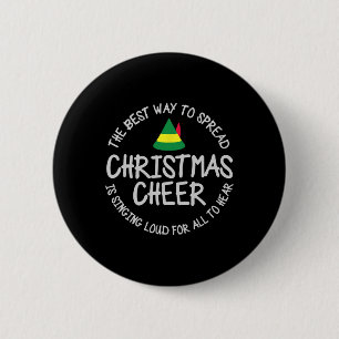 Buddy Elf Christmas Cheer 2024 6 Cm Round Badge