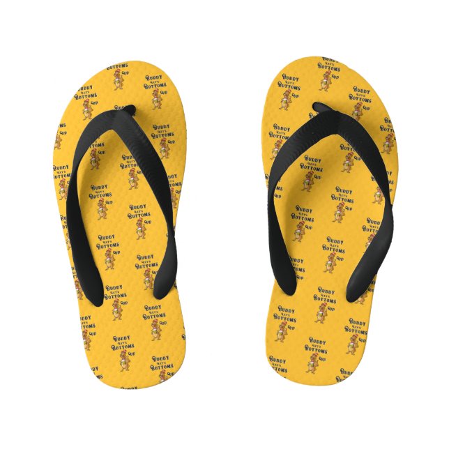 Buddy Let's Bottoms Up International 4 August Beer Kid's Jandals (Footbed)