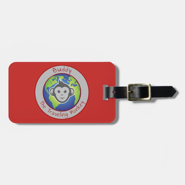 Buddy Logo Luggage Tag (Front Horizontal)