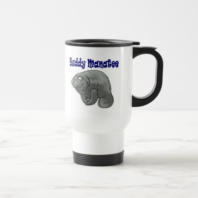 Buddy Manatee Travel Mug (Right)
