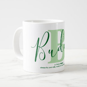 Buddy Name Meaning Monogram Dog Owner Large Coffee Mug