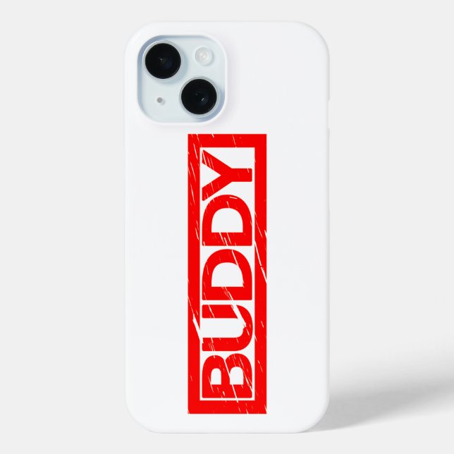 Buddy Stamp Case-Mate iPhone Case (Back)