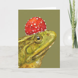 Buddy the bullfrog card