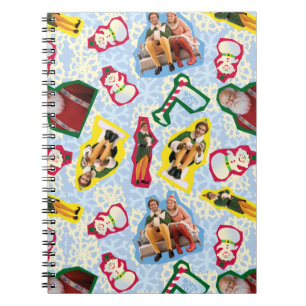 Buddy the Elf and Santa North Pole Pattern Notebook