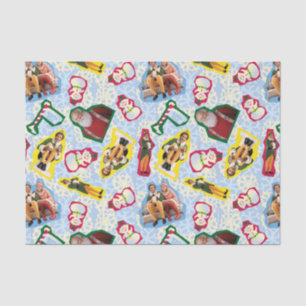 Buddy the Elf and Santa North Pole Pattern Tissue Paper