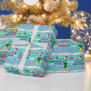 Buddy the Elf Candy Pattern Wrapping Paper