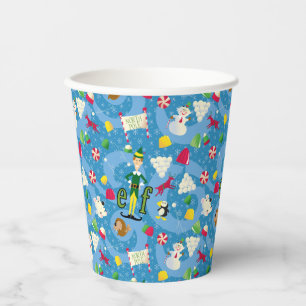 Buddy the Elf Cartoon Pattern Paper Cups