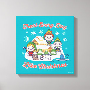 Buddy the Elf Chibi Graphic Canvas Print