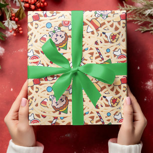 Buddy the Elf Christmas Cheer Pattern Wrapping Paper Sheet