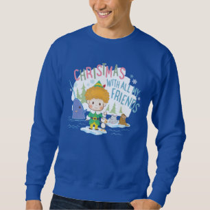 Buddy the Elf Christmas With All My Friends Sweatshirt