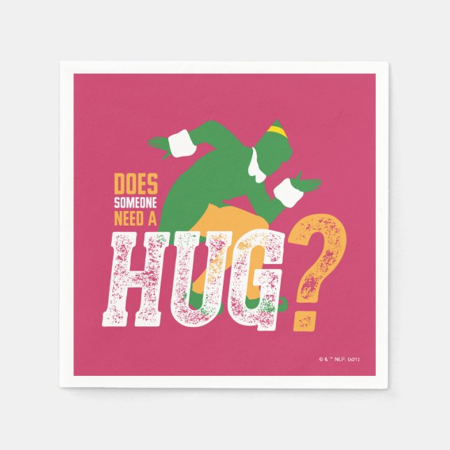 Buddy the Elf | Does Someone Need a Hug Napkin (Front)