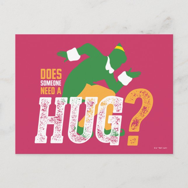 Buddy the Elf | Does Someone Need a Hug Postcard (Front)