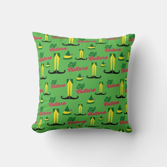 Buddy the Elf | Elf Culture Pattern Cushion (Front)