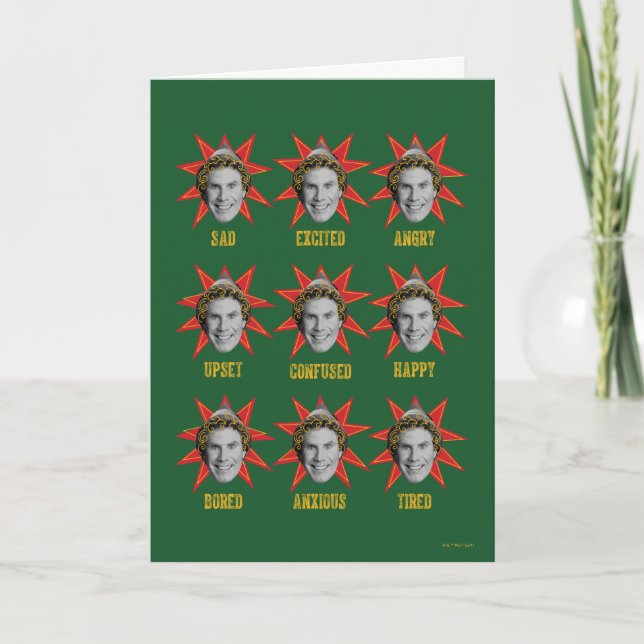 Buddy the Elf | Emotions Card (Front)