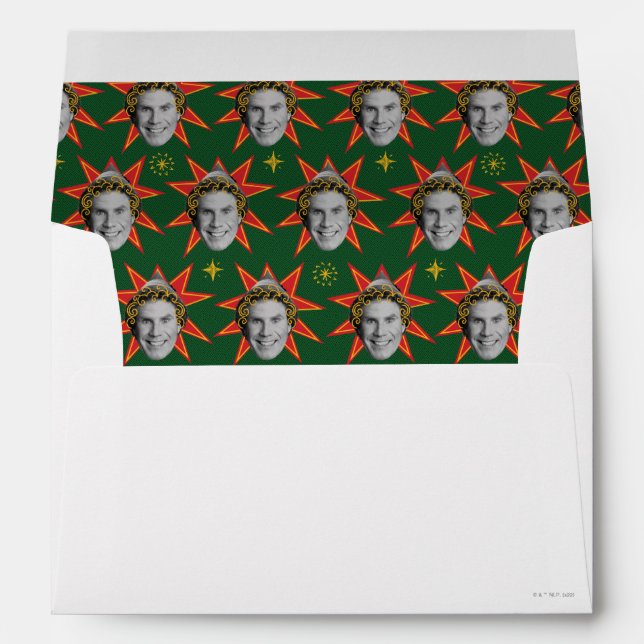 Buddy the Elf Emotions Pattern Envelope (Back (Bottom))
