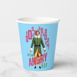 Buddy the Elf   He's an Angry Elf Paper Cups
