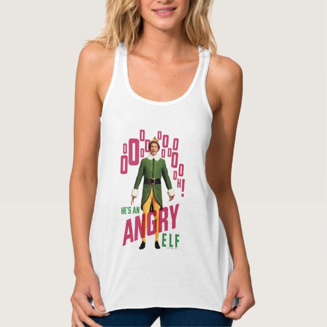 Buddy the Elf | He's an Angry Elf Singlet (Front)