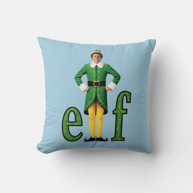 Buddy the Elf Movie Logo Cushion (Front)