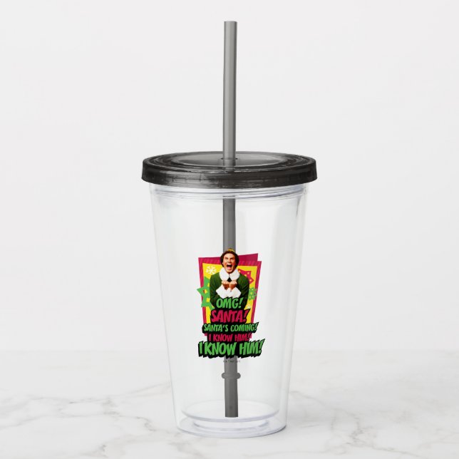 Buddy the Elf | OMG! Santa! Acrylic Tumbler (Front)