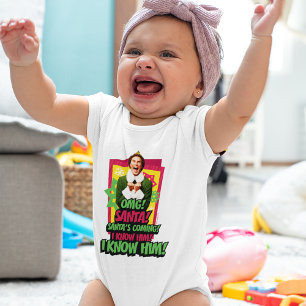 Buddy the Elf OMG! Santa! Baby Bodysuit