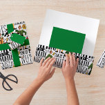 Buddy the Elf Quote Pattern Wrapping Paper Sheet<br><div class="desc">This pattern features Buddy the Elf and quotes from the movie.</div>