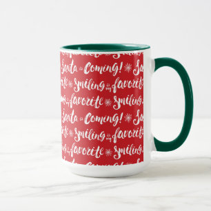 Buddy the Elf Smiling is my Favourite Pattern Mug