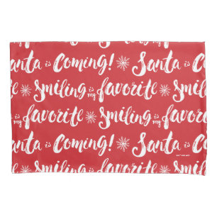Buddy the Elf   Smiling is my Favourite Pattern Pillowcase