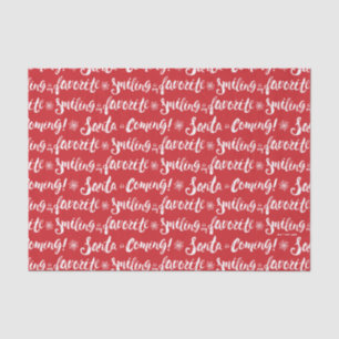 Buddy the Elf Smiling is my Favourite Pattern Tissue Paper