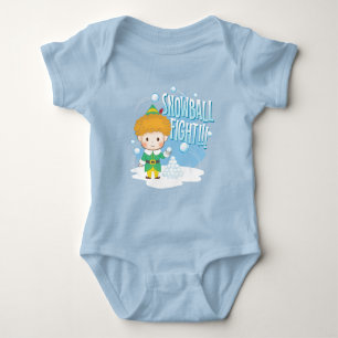 Buddy the Elf Snowball Fight! Baby Bodysuit