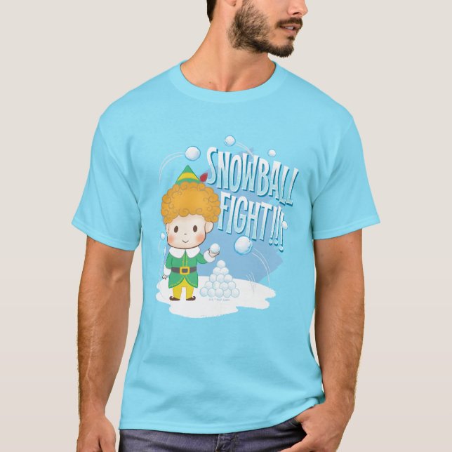 Buddy the Elf Snowball Fight! T-Shirt (Front)