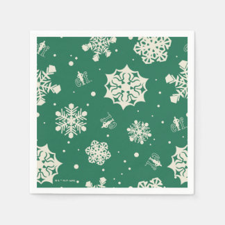 Buddy the Elf Snowflake Pattern Napkin