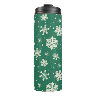 Buddy the Elf Snowflake Pattern Thermal Tumbler