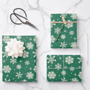Buddy the Elf Snowflake Pattern Wrapping Paper Sheet