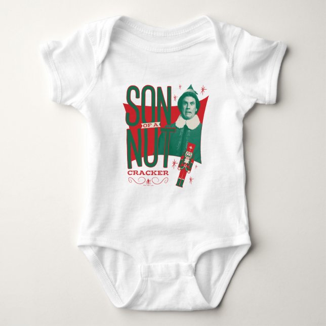 Buddy the Elf Son of a Nutcracker Baby Bodysuit (Front)