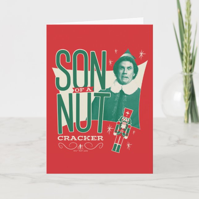 Buddy the Elf Son of a Nutcracker Holiday Card (Front)