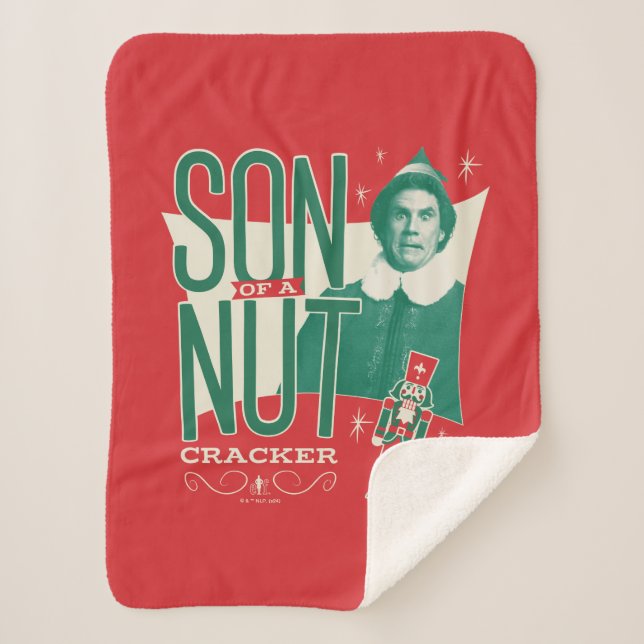 Buddy the Elf Son of a Nutcracker Sherpa Blanket (Front)