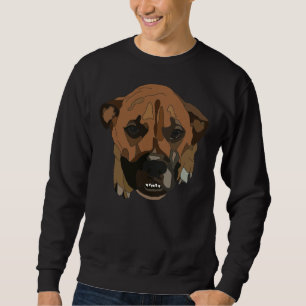 Buddy The Rescued Pitbull Boxer Lab Mix Sweatshirt