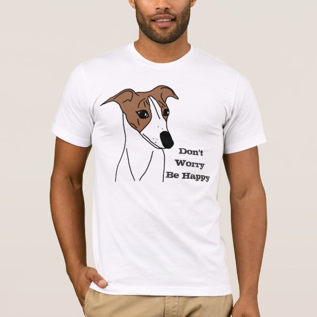 Buddy the Whippet T-Shirt (Front)