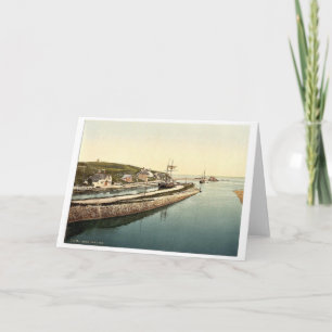 Bude, the lock, Cornwall, England vintage Photochr Card
