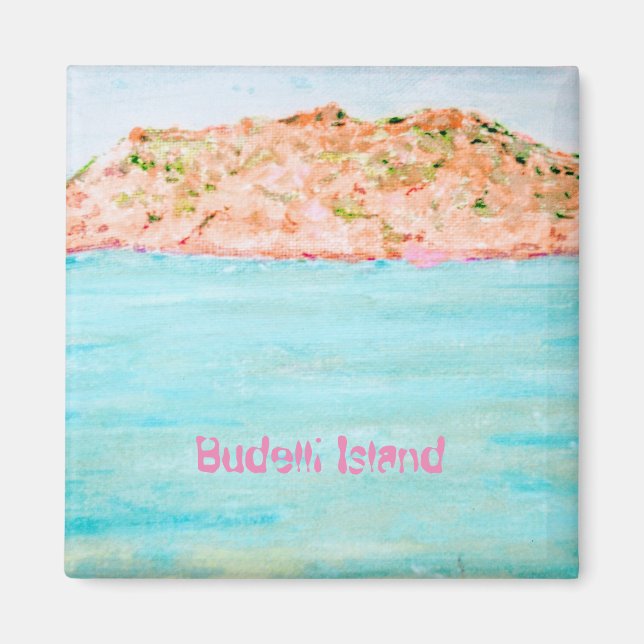 Budelli Turquoise Sea Magnet (Front)