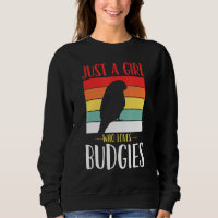 Budgerigar Budgie Just A Girl Who Loves Budgies Re