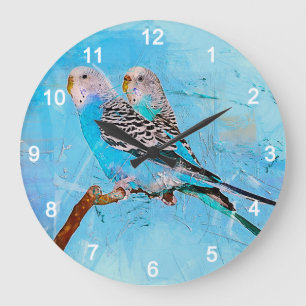 budgerigar large clock