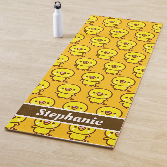 Budgerigar / Lutino Yoga Mat (In Situ)