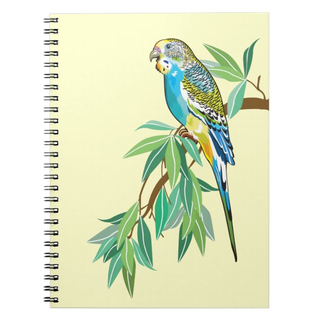 budgerigar spiral notebook (Front)