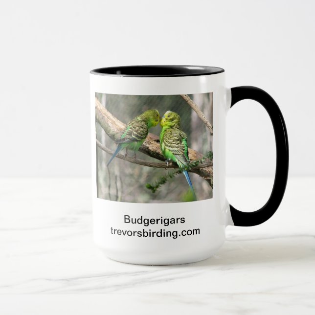 Budgerigars Mug (Right)