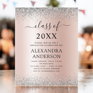 Budget 2022 Graduation Rose Gold Pink Silver